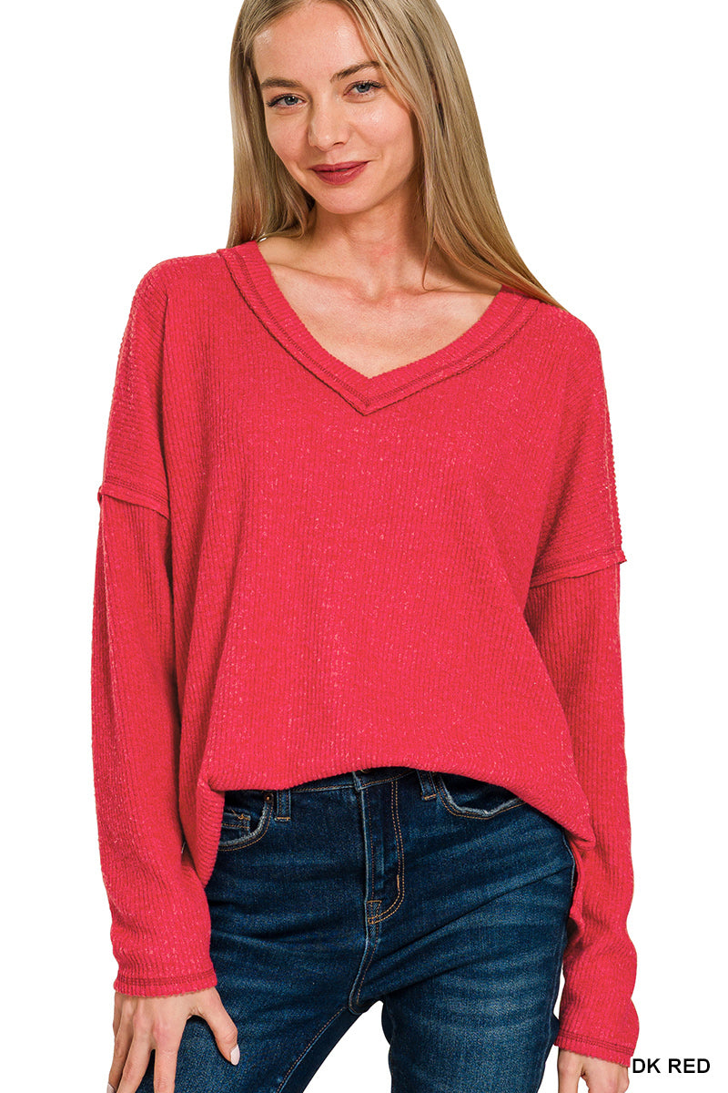Cozy Cabernet Sweater