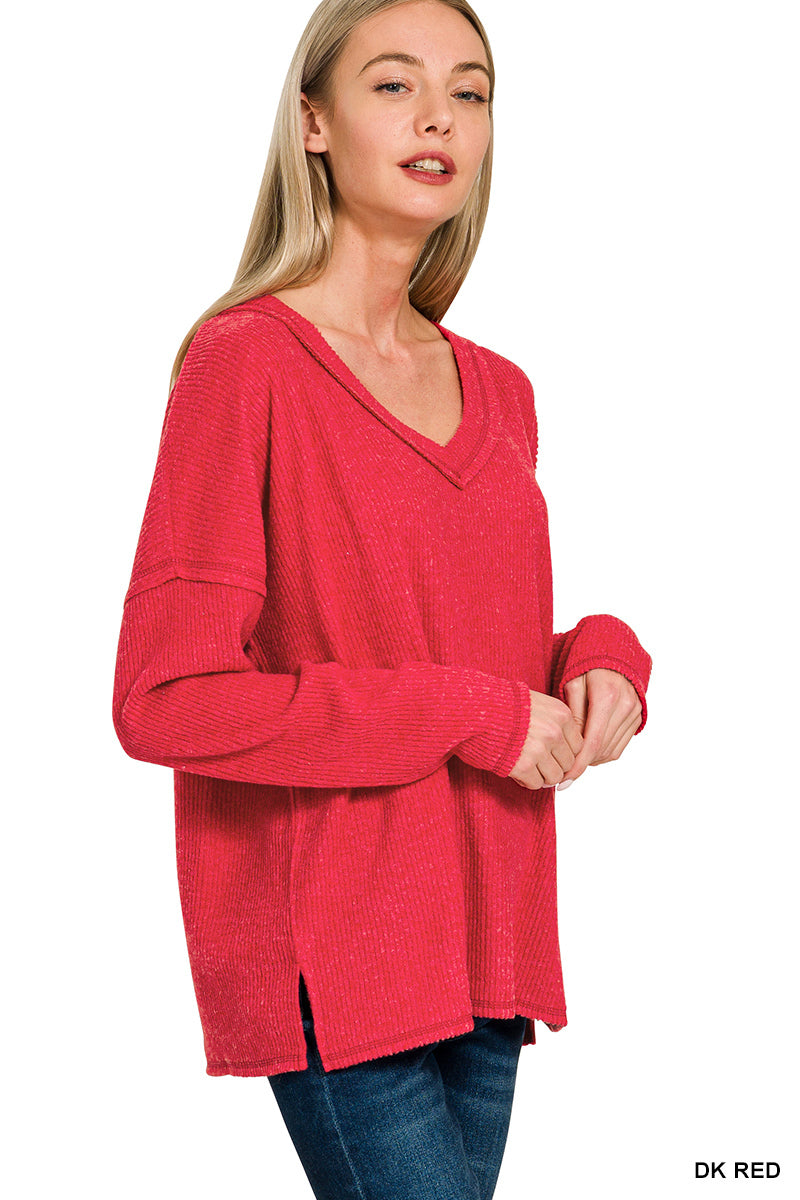Cozy Cabernet Sweater