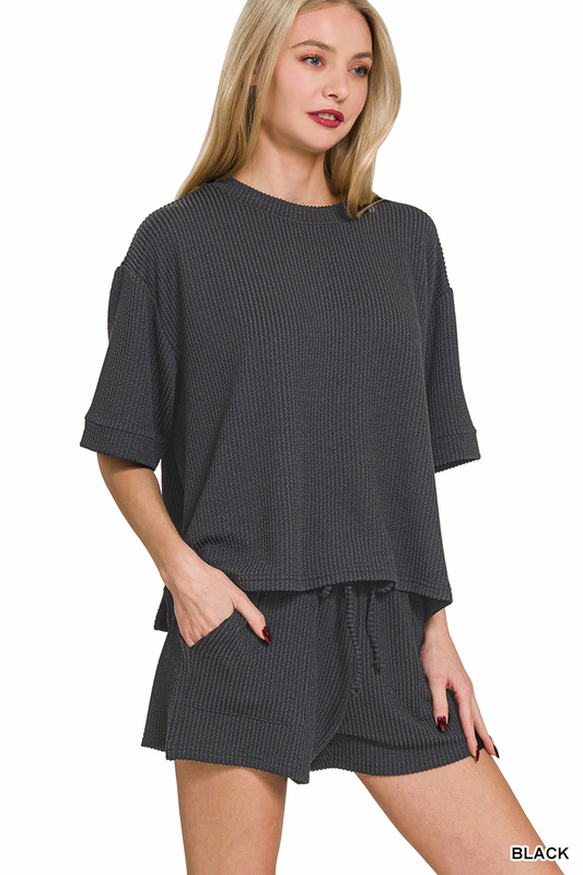 After Hours Ribbed Set