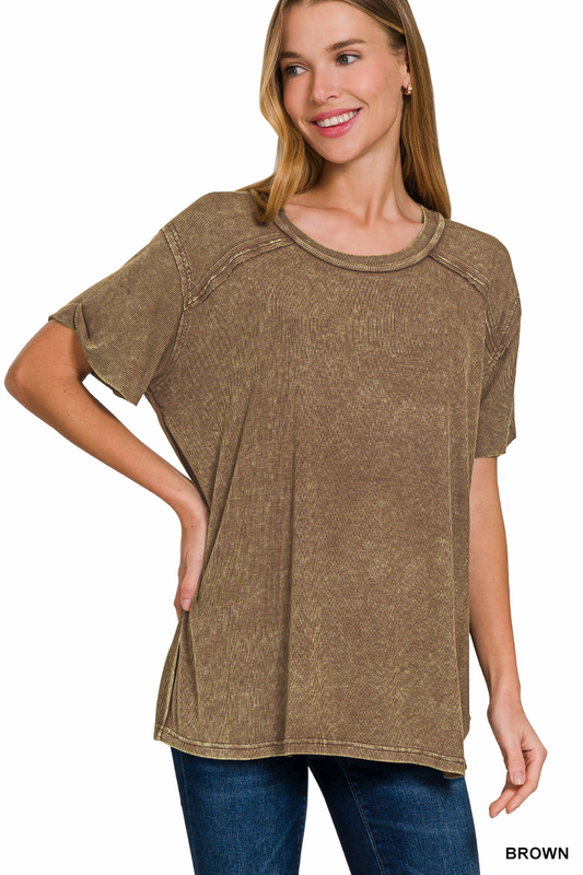 Southern Comfort Ribbed Top