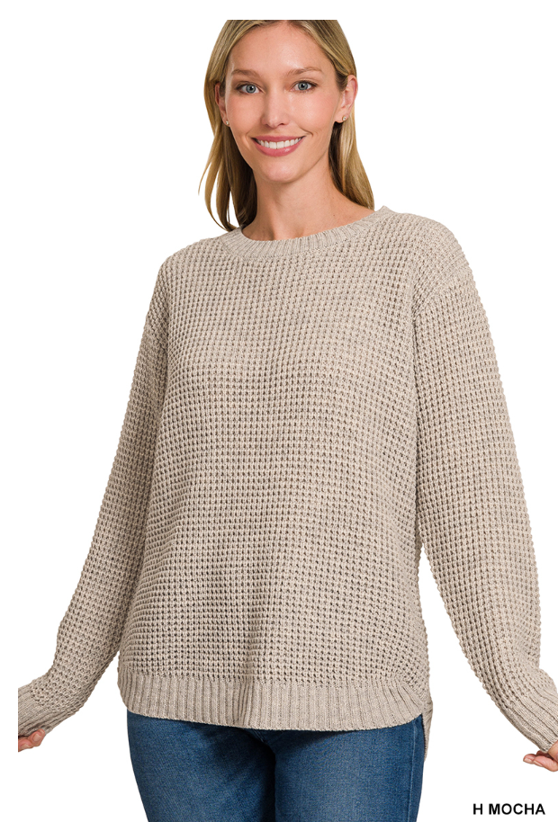 Fall feels waffle knit