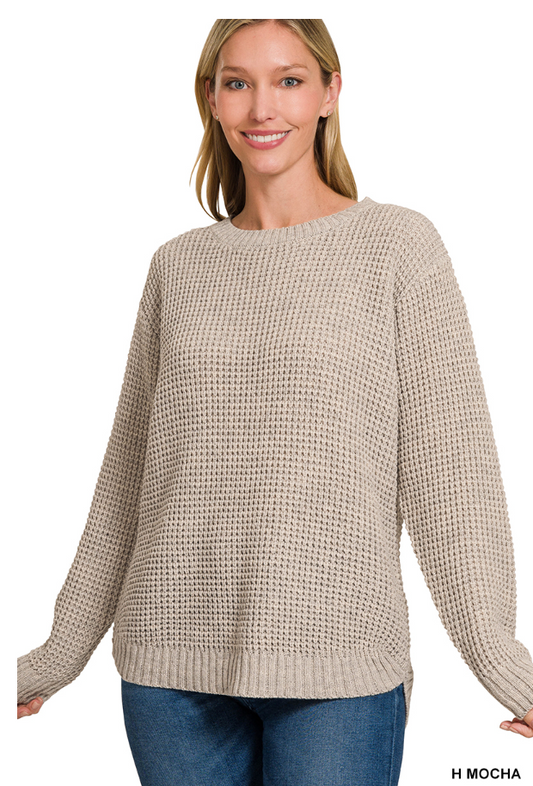 Fall feels waffle knit